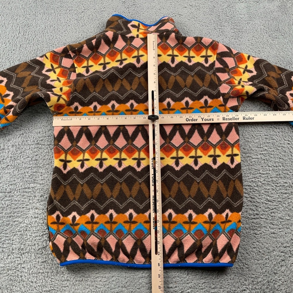 Patagonia Sweater Womens M Synchilla Snap-T Big Anthos Fleece Pullover Aztec - Picture 4 of 10